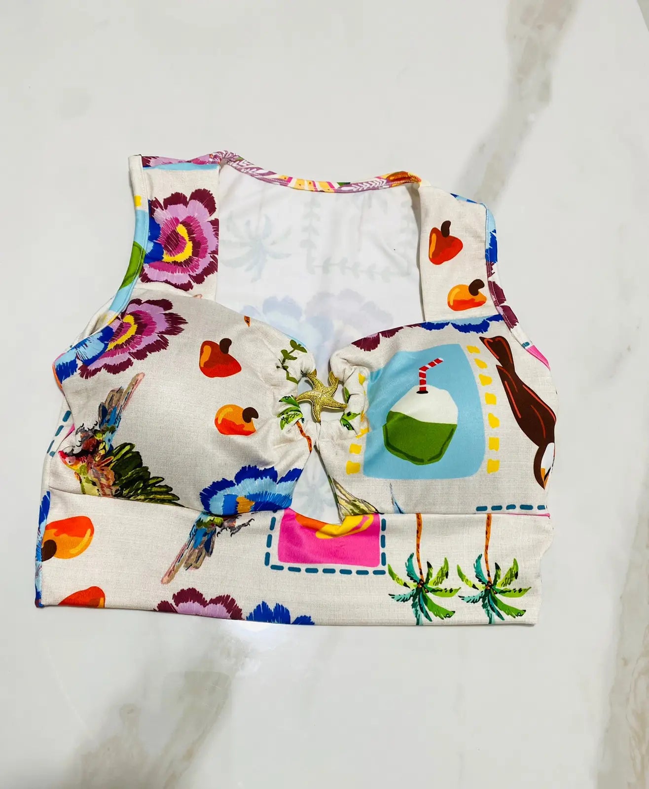 Cropped estampas