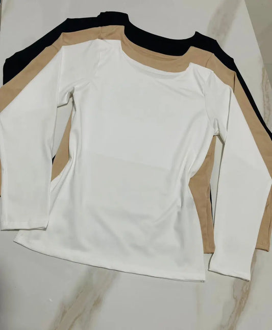 blusa femenina manga comprida