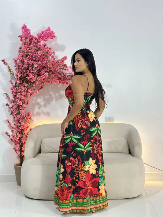 vestido longo cj modas
