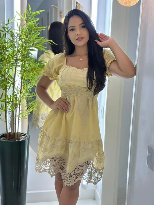vestido borbado luxo