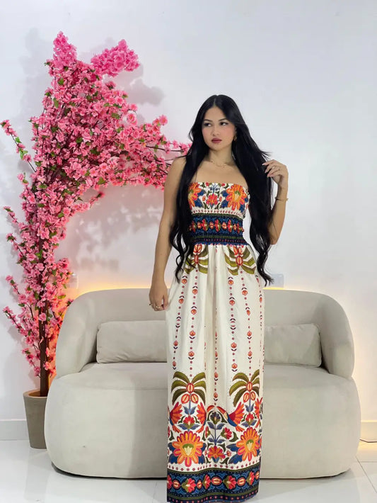 vestido longo adalyz