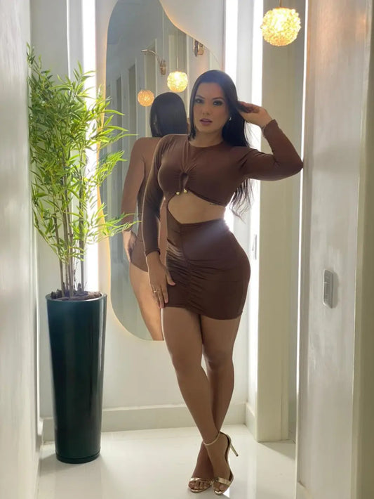 vestido poliamida 11