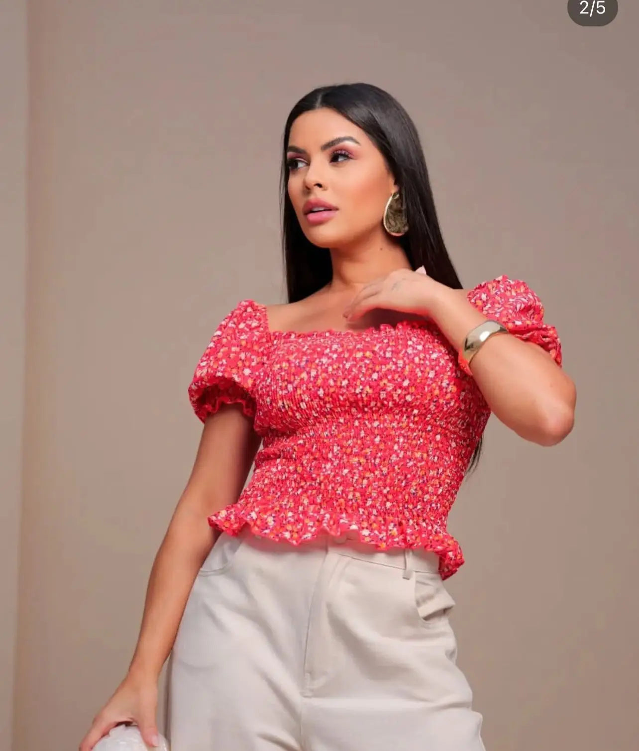 Blusa Elastano