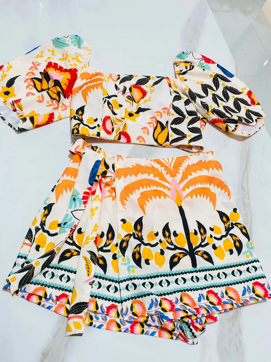 Conjunto Estampa Amarelo