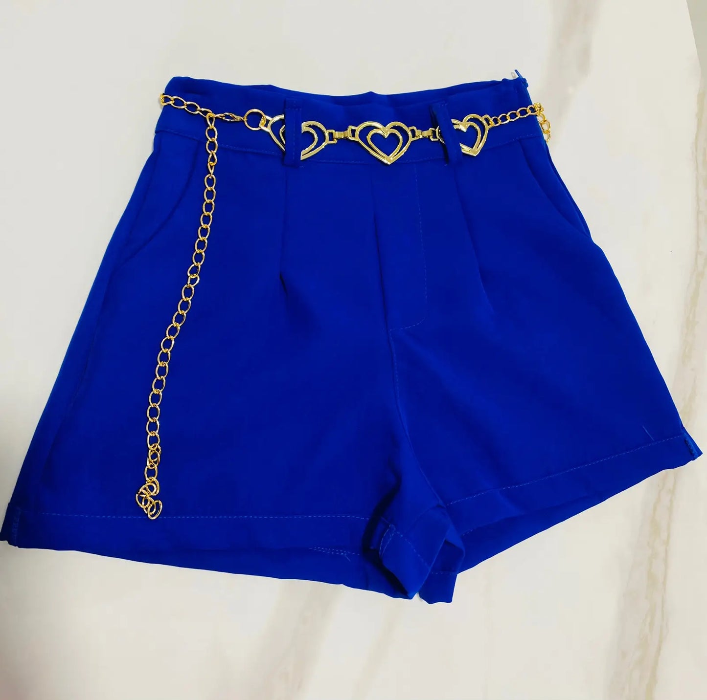Short Alfaiataria Coração