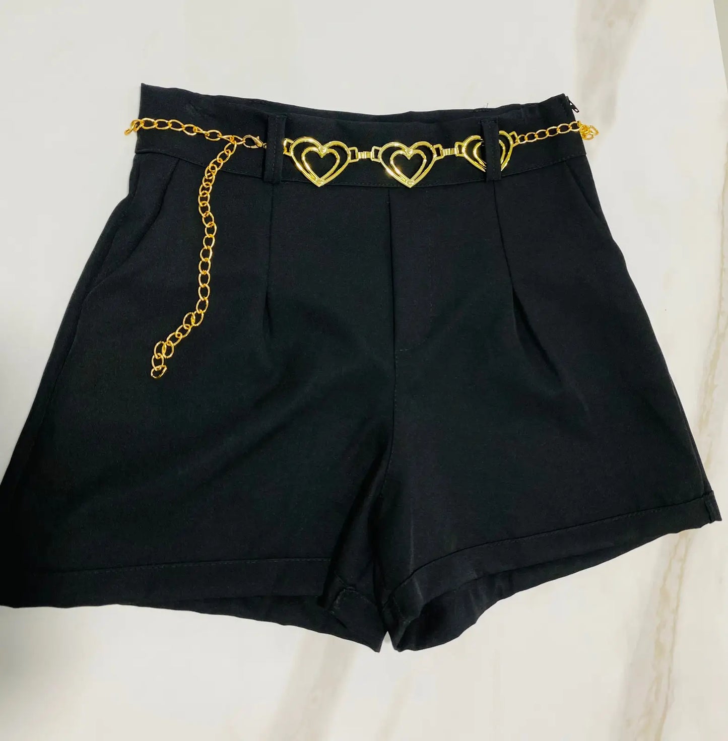 Short Alfaiataria Coração
