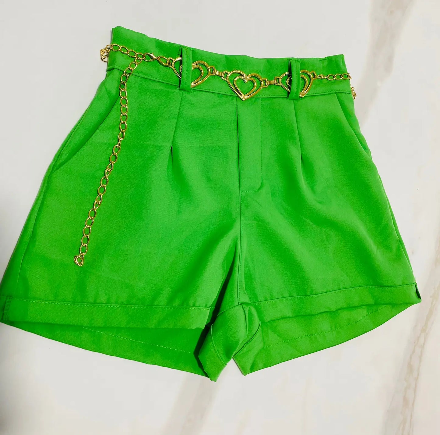 Short Alfaiataria Coração
