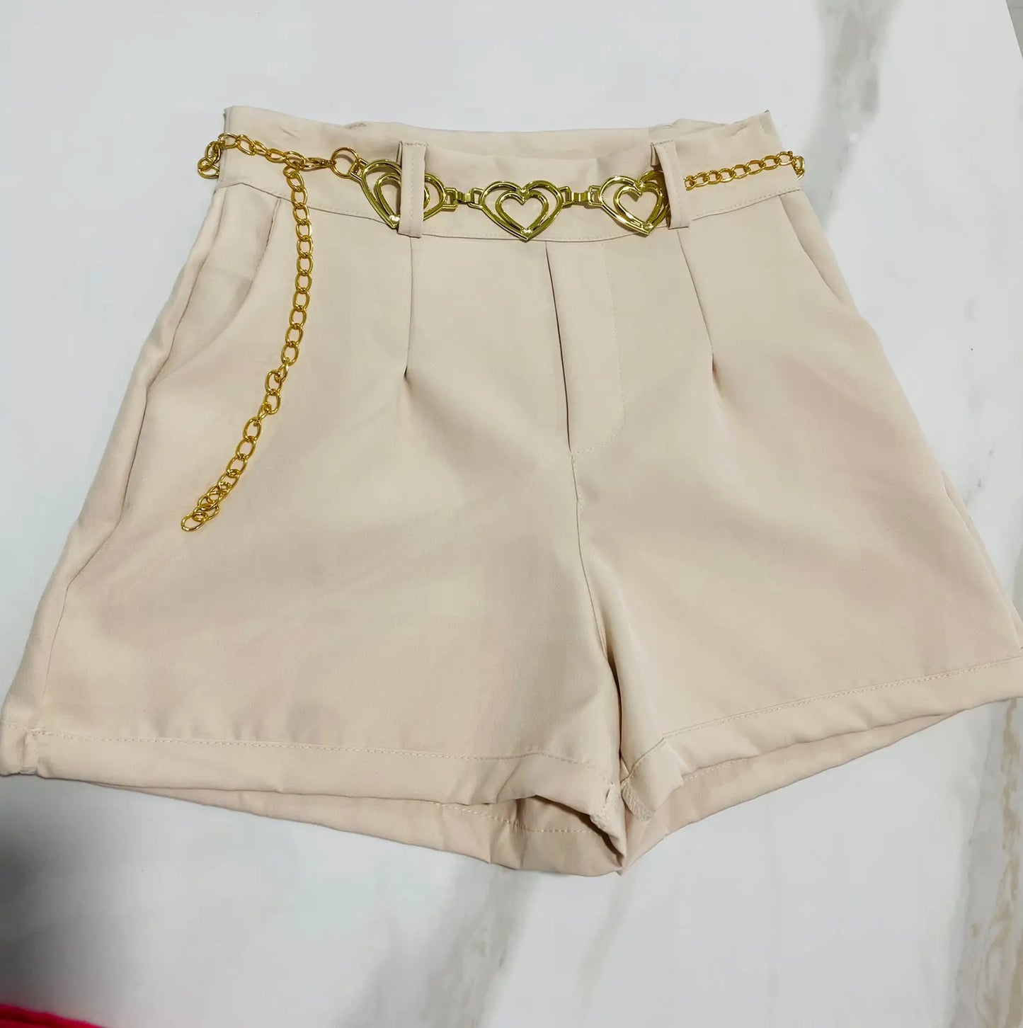 Short Alfaiataria Coração