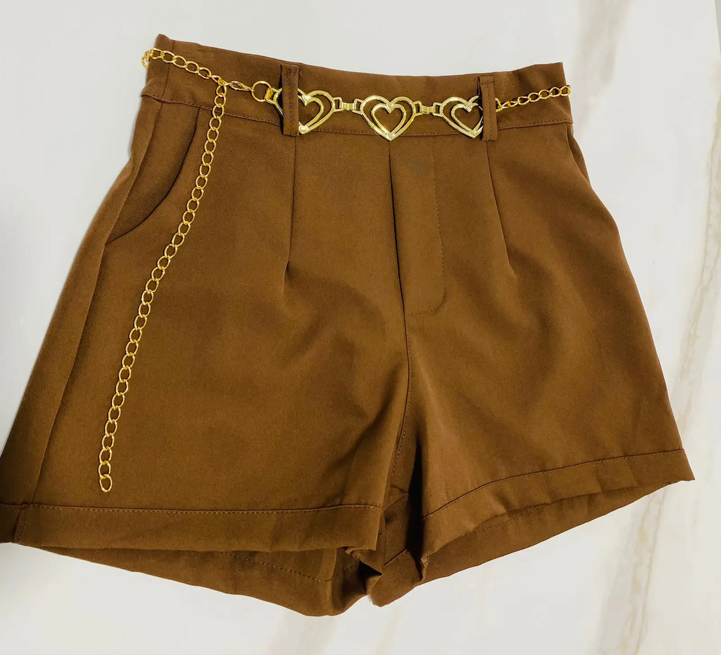 Short Alfaiataria Coração