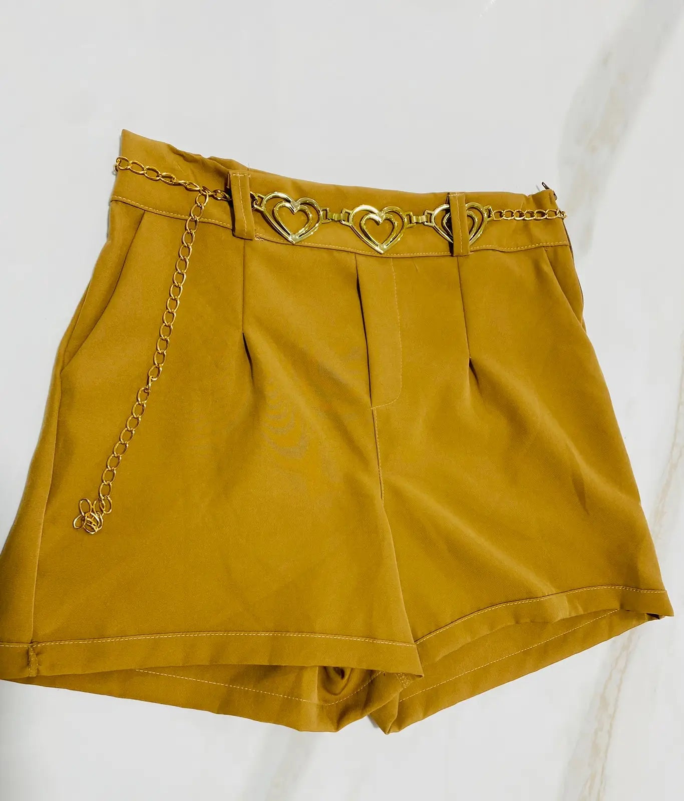 Short Alfaiataria Coração