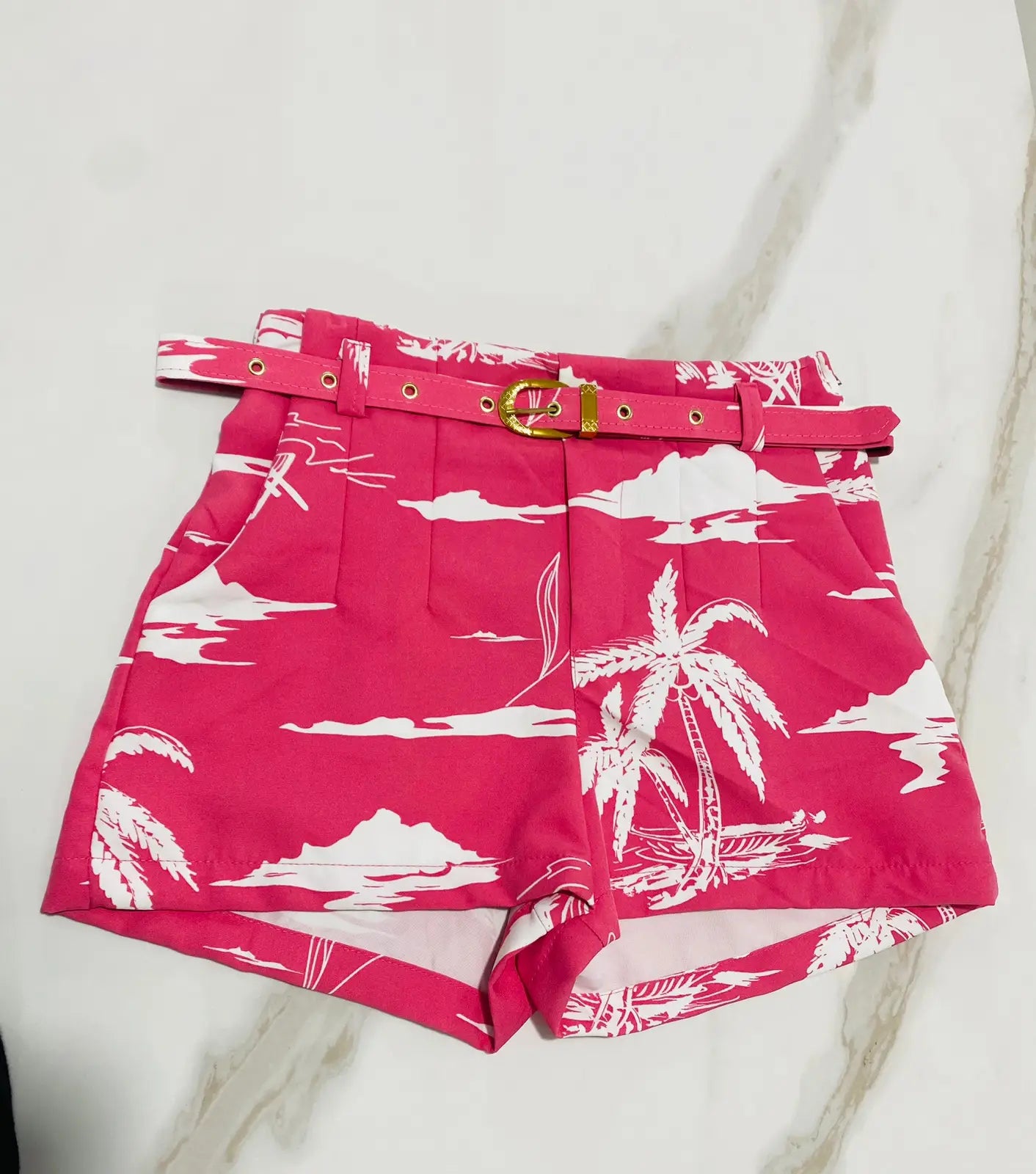 Short alfaiataria tamanho estampas