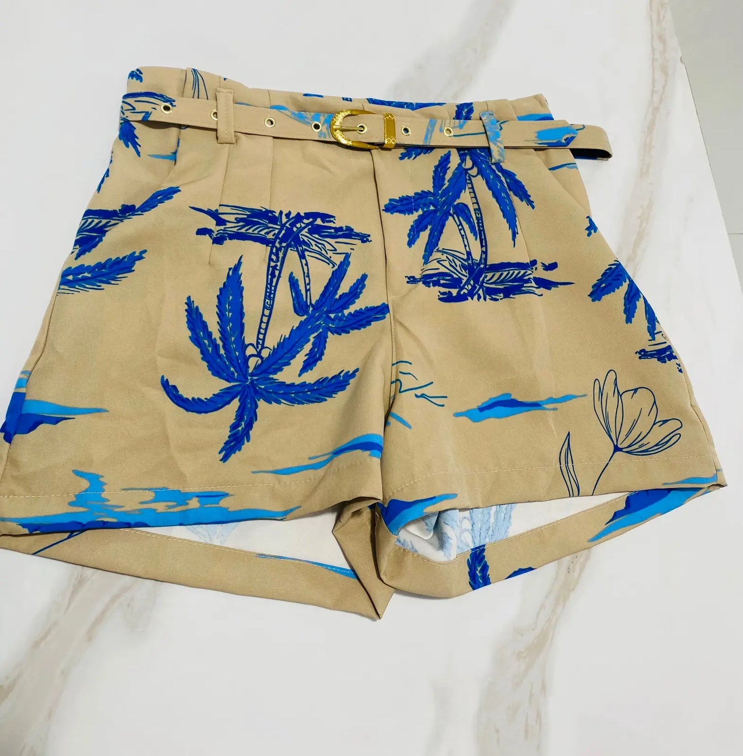 Short alfaiataria tamanho estampas