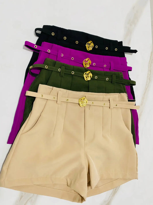 Short Social Alfaiataria Flor
