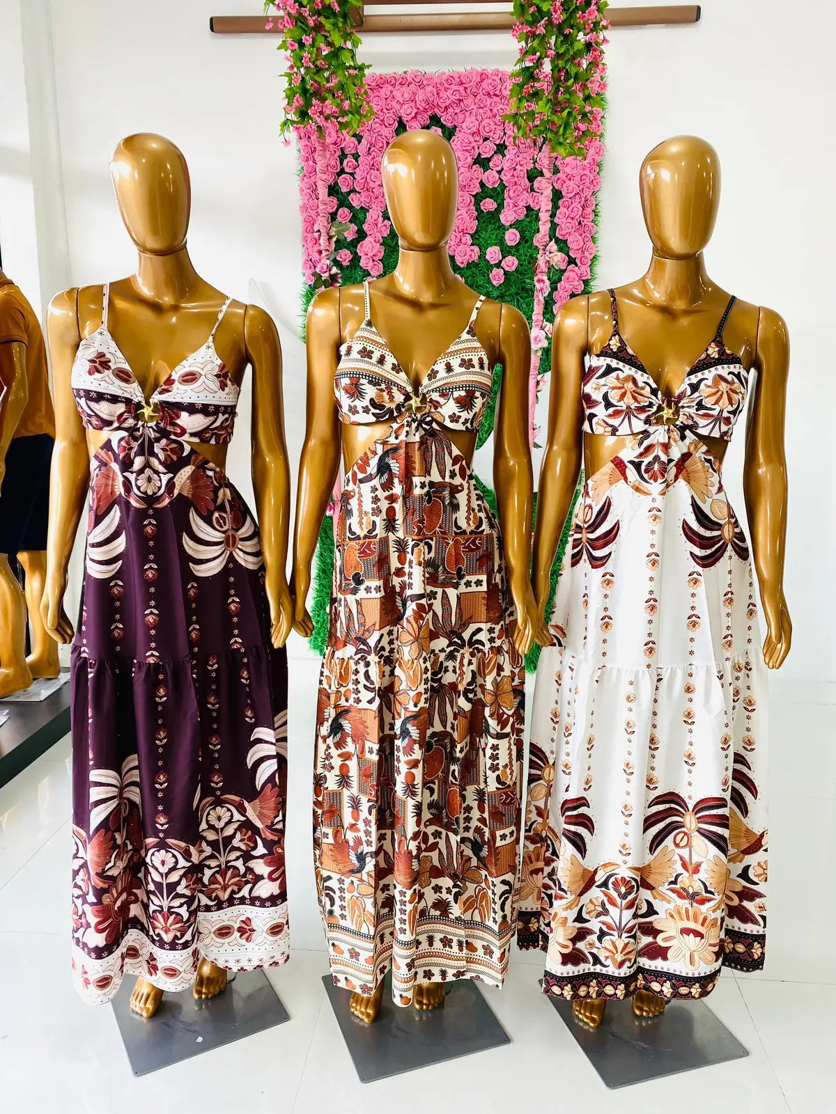 Vestido longo Floral 2