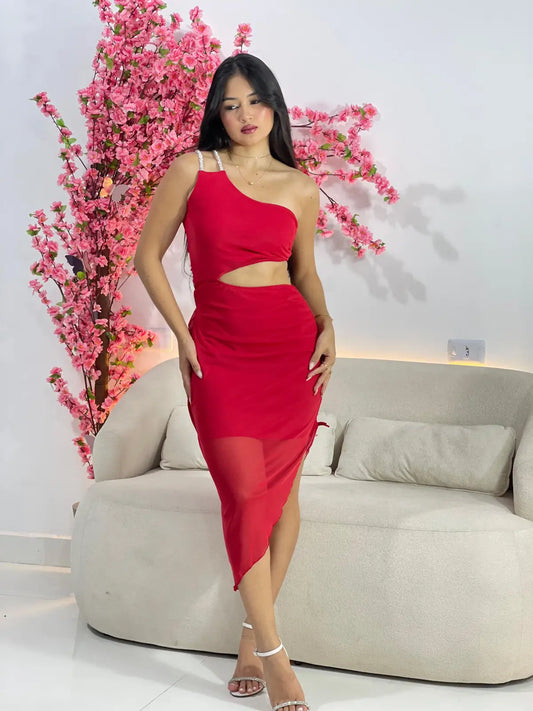 Vestido Vermelho Luxo 1