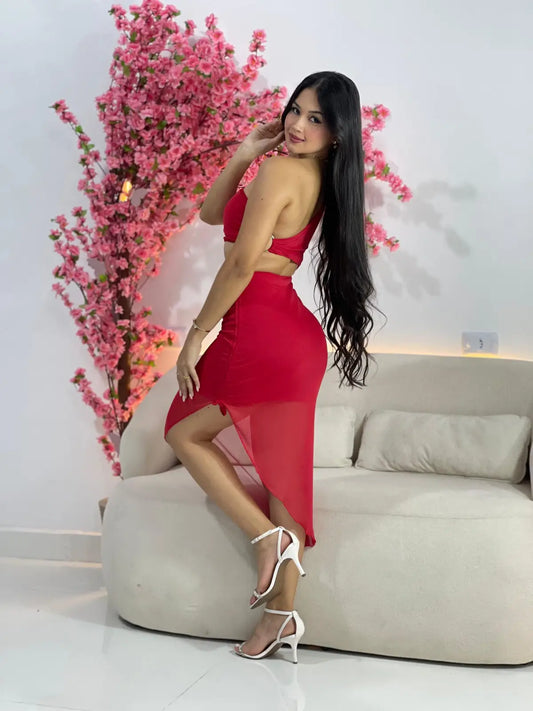 Vestido Vermelho Luxo 1