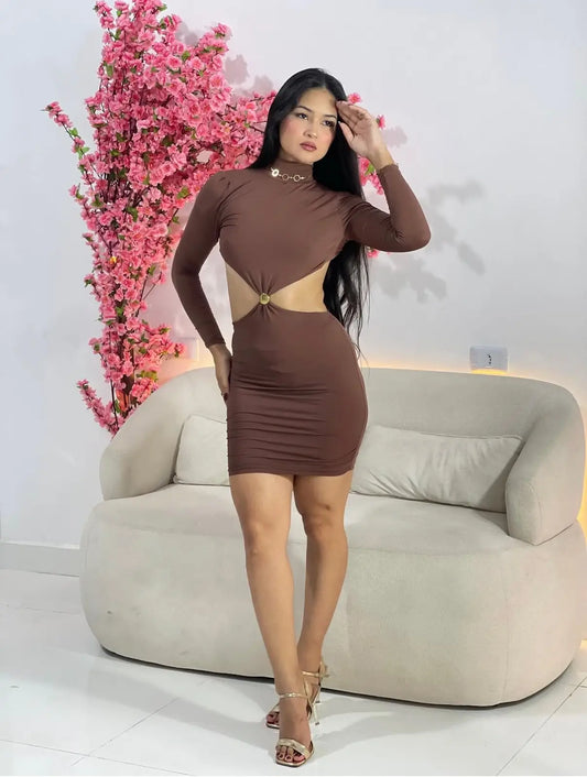 Vestido Manga Luxo