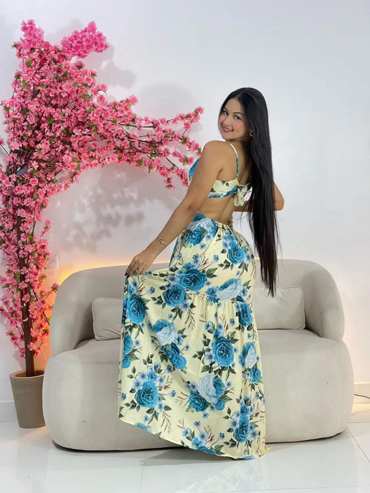 vestido longo maite