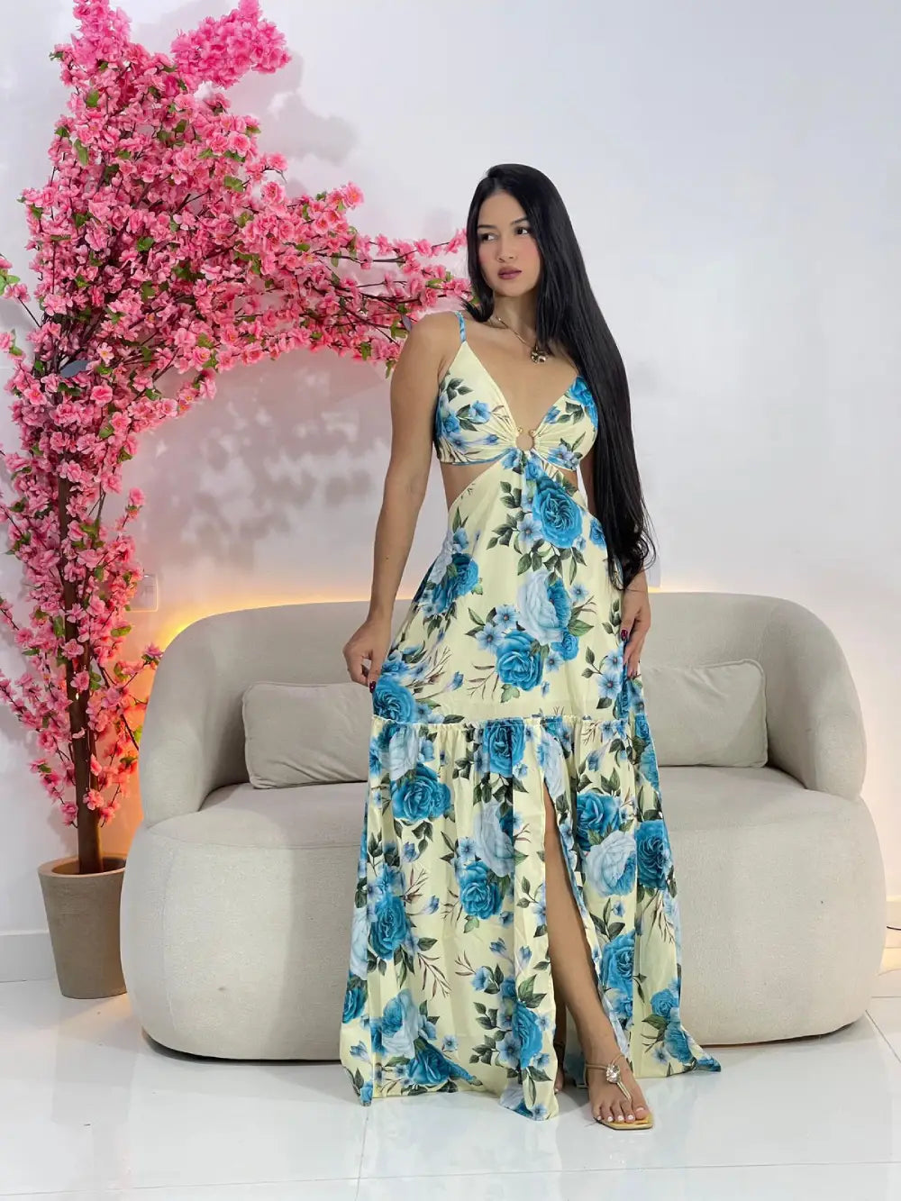 vestido longo maite